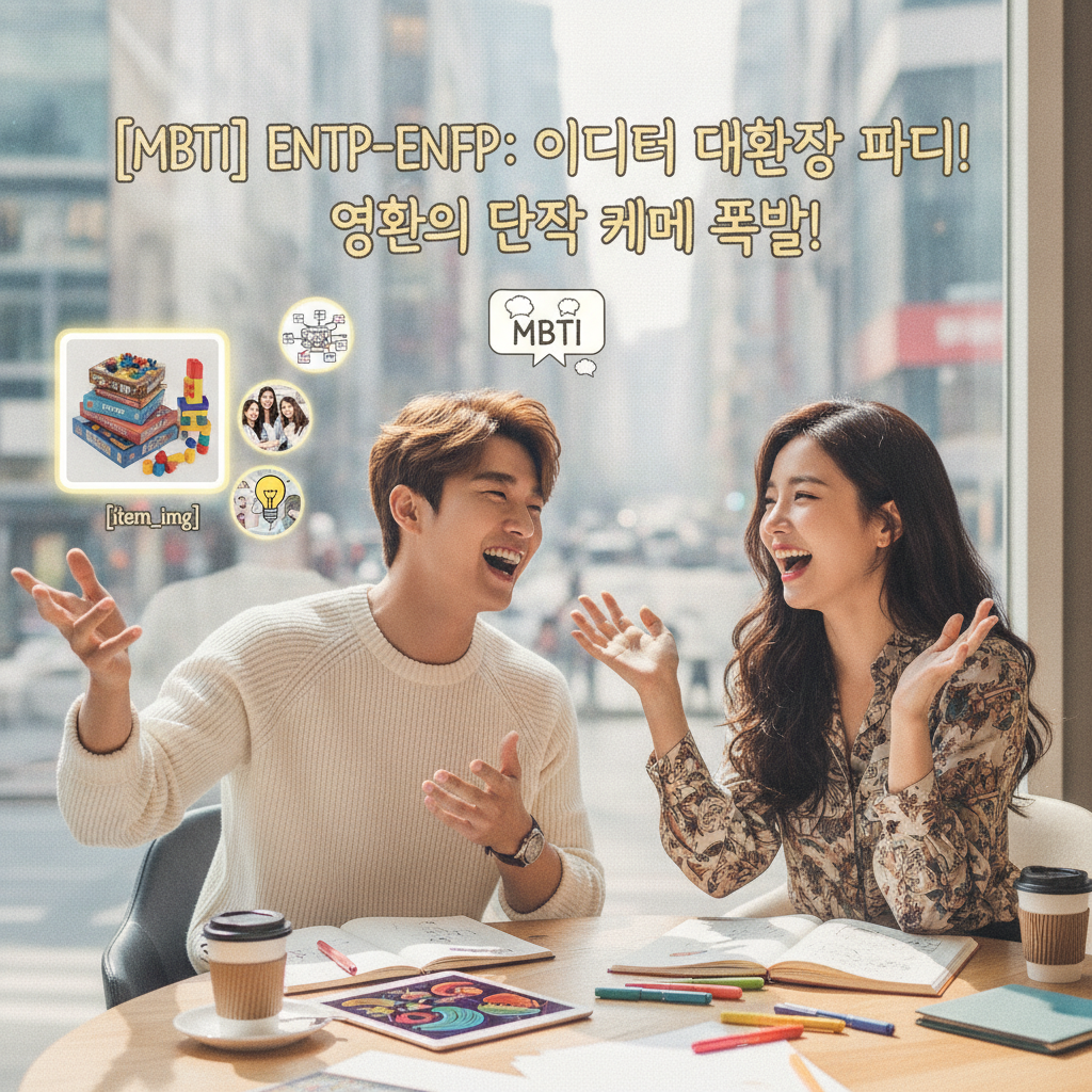 [MBTI] ENTP-ENFP: 아이디어 대환장 파티! 영혼의 단짝 케미 폭발!