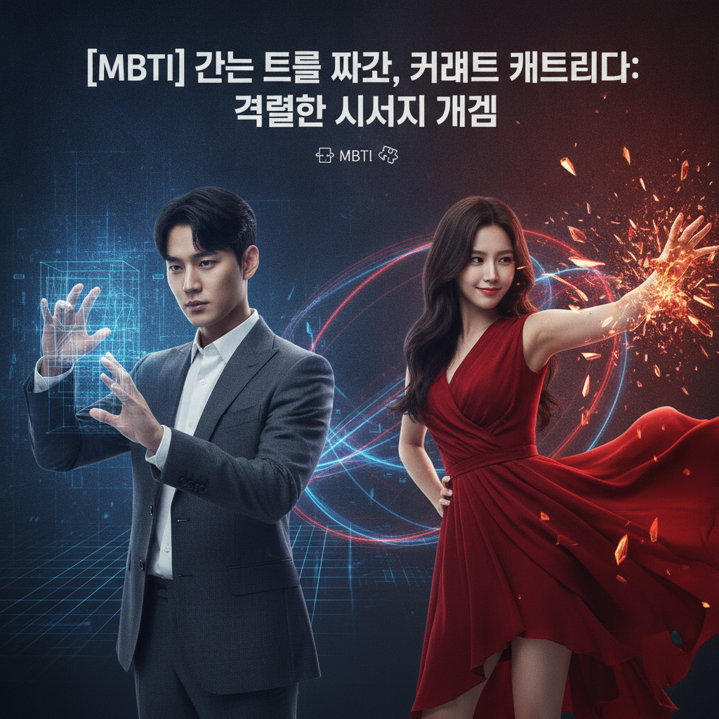 [MBTI] 그는 틀을 짜고, 그녀는 깨뜨린다: 격렬한 시너지 게임.