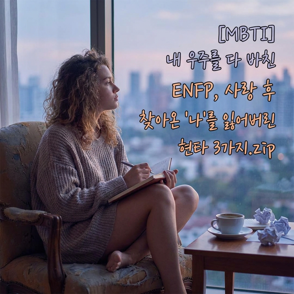 [MBTI] 내 우주를 다 바친 ENFP, 사랑 후 찾아온 ‘나’를 잃어버린 현타 3가지.zip