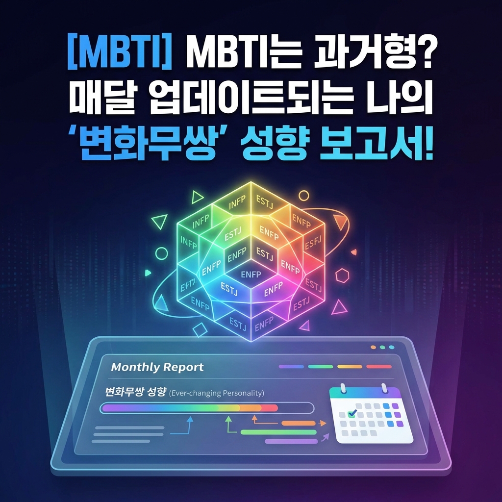 [MBTI] MBTI는 과거형? 매달 업데이트되는 나의 ‘변화무쌍’ 성향 보고서!