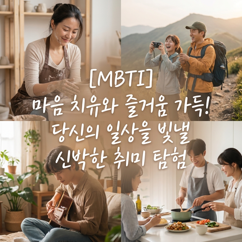 [MBTI] 마음 치유와 즐거움 가득! 당신의 일상을 빛낼 신박한 취미 탐험